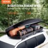 VEVOR Rooftop Cargo Carrier 18 Cubic Feet Luggage Storage Box ABS for SUVs Cars - 18 cu.ft