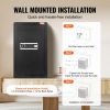 VEVOR Single Door 4.0 cu.ft Safe Box with Key Lock & Password Cabinet Black, organize cash, passports, jewelry, gold, watches and documents