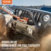 VEVOR Electric Winch Truck 10,000 lb Synthetic Rope Waterproof Remote Control - Default