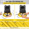 VEVOR Sewer Camera, 150FT, 9" Screen Pipeline Inspection Camera with DVR Function & 8 GB SD Card, Waterproof IP68 Borescope w/LED Lights, Industrial E
