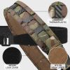 VOTAGOO Tactical Belt, 1.75'' MOLLE Battle Belt with Quick Release Buckle, Low Profile Laser-Cut Battle Belt for Range - Cp Camo - L