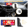 Dash Cam Dual Camera Touch Screen Carplay Car Navigation System Cross-border HD Car Navigation System - Black