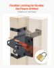 VEVOR Self-Locking Gate Latch Metal Heavy Duty Auto Gravity Lever with Lock Hole