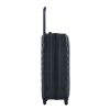 3 Piece Luggage Sets ABS Lightweight Suitcase with Two Hooks;  Spinner Wheels;  TSA Lock;  (20/24/28) - Black