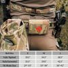 VOTAGOO Tactical Belt, 1.75'' MOLLE Battle Belt with Quick Release Buckle, Low Profile Laser-Cut Battle Belt for Range - Cp Camo - L