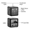 Mini Dice Camera Home Security Night Vision HD 1080P Motion Detection Nanny Cam - Black