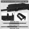 QD Sling 2 Point Sling Quick Adjust Gun Sling with HK Hook Soft Shoulder Pad Sling, Rifle Sling for Hunting Tactical Strap - Black