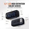 VEVOR Air Quality Monitor 9-IN-1, CO2, Temperature, Humidity, Formaldehyde TVOC AQI Tester, Professional PM2.5 PM10 PM1.0 Particle Counter for Indoor/