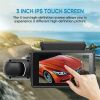1080P Dual Lens Car DVR Dash Cam Video Recorder G-Sensor Front And Inside Camera - Default Title