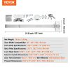 VEVOR Door Push Bar Panic Exit Device, 31' Stainless Steel Commercial Emergency Exit Door Push Bar with Exterior Lever and 3 Keys