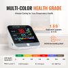 VEVOR Mini Air Quality Monitor 8-IN-1, Professional PM2.5 PM10 PM1.0 Particle Counter, Formaldehyde, Temperature, Humidity, TVOC AQI Tester for Indoor