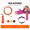 VEVOR Punching Bag for Adults, 4ft PVC Heavy Boxing Bag Set, Punching Bag with Chains and Gloves, Hanging Boxing Bag for MMA Karate Judo, Muay Thai Ki