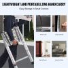 VEVOR Telescoping Extension Ladder 16.5FT Multi-button Retraction 419 LBS - 400 lbs - 16.5 ft - Multi-Button Retraction