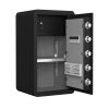 High Security Super Large-sized Safe Box with Fireproof and Waterproof Bag, 4.0 Cub Feet Safe with Electronic Password Lock