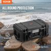 VEVOR 1.58 Cu.ft Weatherproof Hard Case with Retractable Pull Handles & Wheels - Default