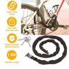 Anti-theft Bicycle Chain Security Lock for Bicycle Motorcycle - Black - Chain Lock