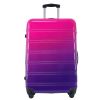 Hardshell Luggage Sets 3 Piece Gradient Color Expandable Suitcase with Spinner Wheels and TSA Lock Lightweight 20" 24" 28" Available,Purple and Pink -