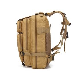 3 layers large storage hiking camping climbing outdoor mobile transportation travel bag military camouflage multifunctional tactical backpacks - yello