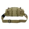 Men's Shoulder Photography Camera Bag Multifunctional Crossbody Tactical Outdoor Waterproof Sports Waist Bag - desert color