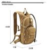 Men's hiking travel off-road cycling cycling hydration duffel bag running sports outdoor tactical water bags backpacks - blcak
