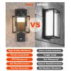 Inowel Motion Sensor Outdoor Wall Porch Light 650Lm 6.5W GX53 LED Bulb Modern Wall Sconce 3000K 36311 - Grey