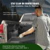 VEVOR Truck Bed Storage Box, Lockable Lid, Waterproof ABS Wheel Well Tool Box 6.6 Gal/20 L with Password Padlock, Compatible with Tundra 2007-2021, Dr