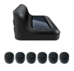 PST601T6WF  Solar Tire Pressure Sensor for 6-Wheel Trucks, RVs, Trailers, Buses, and Engineering Vehicles with 6-38 Tire Count Display Relay Signal>40
