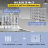 VEVOR Cell Phone Storage Locker, 20 Slots Acrylic Material with Door Locks and Keys, Wall-Mounted Cabinet Pocket Office Classroom Gym Box, Clear - 5x4