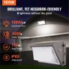 VEVOR 4PCs LED Wall Pack Lights, 100W 10800LM, 5000K Commercial Outdoor Lights Security Lighting Fixture, with Intelligent Light Sensing 180 LED beads