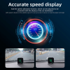Digital Car HUD GPS Speedometer Head Up Display MPH KMH Compass Overspeed Alarm - Default Title