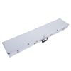 135*28*10cm Aluminum New Framed Locking Gun Pistol HandGun Lock Box Hard Storage Carry Case Silver - As Picture