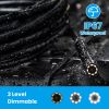 4.3in Inspection Camera with Light Articulating Borescope Endoscope Camera with 16.4FT Wire 2 Modes 3 Adjustable Brightness IP67 Waterproof for Plumbi