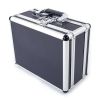 30*15*23cm Aluminum New Framed Locking Gun Pistol HandGun Lock Box Hard Storage Carry Case Black - As Picture