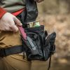 ANTARCTICA Waterproof Military Tactical Drop Leg Pouch Bag Type B Cross Over Leg Rig Outdoor Bike Cycling Hiking Thigh Bag - Black