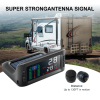 PST601T6WF  Solar Tire Pressure Sensor for 6-Wheel Trucks, RVs, Trailers, Buses, and Engineering Vehicles with 6-38 Tire Count Display Relay Signal>40