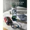 20000mAh Car Battery Jump Starter with Dual USB Quick Charge and LED Light Red - Red