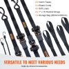 VEVOR Ratchet Tie Down Straps (4PK), 2200 lb Max Break Strength, Includes 4 Premium 1" x 15' Rachet Tie Downs with Padded Handles, for Moving Securing