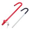 Car Anti-Theft Truck Auto Universal Safety Steering Wheel to Clutch Pedal Lock - Red & Black - Anti-Theft Lock