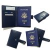 Passport Wallet with RFID Safe Lock - Black