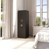 Large Gun Safe Cabinet With 3 Pistol Pouches, Heavy Duty Biometric Fingerprint Lock, Rifle Gun Safe With Adjustable Stand, Detachable Structure Gun Sa