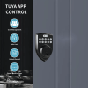 Tuya Door Lock with Lock and Key, APP Remote Unlock, Smart Door Lock with App Control and Key, Smart Door Lock for Bedroom, Front Door, House