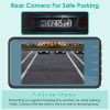 720P Dual Dash Cam Car Camera Recorder Looping Recording Car DVR Driving Vehicle Recorder with Motion Detection Light - Blue