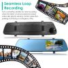 1080P Car DVR 4.3in Camera Dash Cam Camcorder Camera Recorder with 140Â° Angle Loop Recording Motion Detection Picture-in-Picture Display G-sensor - C