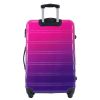 Hardshell Luggage Sets 3 Piece Gradient Color Expandable Suitcase with Spinner Wheels and TSA Lock Lightweight 20" 24" 28" Available,Purple and Pink -