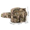 Camouflage Fishing Multifunctional, Lua Water Bottle Bag, Worker Waist Pack, Sports Outdoor Tactical Men's Waist Packs - black