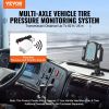 VEVOR RV Tire Pressure Monitoring System Real Time Trailer TPMS 6 Sensors - 20 Wheels