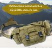 Men's Shoulder Photography Camera Bag Multifunctional Crossbody Tactical Outdoor Waterproof Sports Waist Bag - desert color