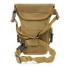 Multifunctional bag riding motorcycle satchel outdoor waterproof sports fanny pack men's large-capacity tactical strap bag - yellow-brown
