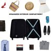 3 Piece Luggage Sets ABS Lightweight Suitcase with Two Hooks, Spinner Wheels, TSA Lock, (20/24/28) Green - as Pic