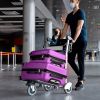Luggage Set of 3, ABS+PC Hardside Suitcase Sets with TSA Lock 4 Spinner Wheels, Lightweight Trolley Travel Case for Carry On Check-in Business Trip, 2